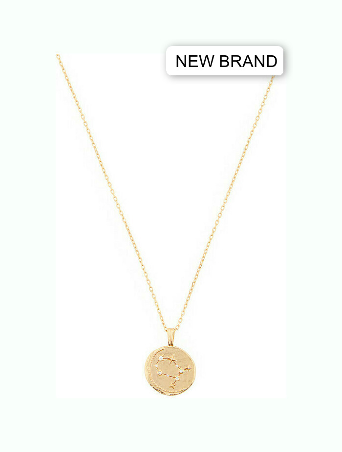 Astrid & Miyu Gemini 18kt Gold-plated Necklace - One Size