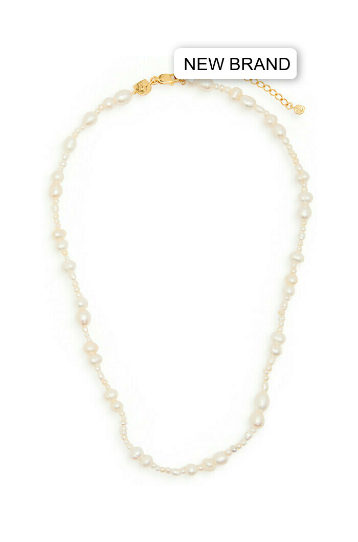 Astrid & Miyu Serenity Pearl-beaded 18kt Gold-plated Necklace - One Size