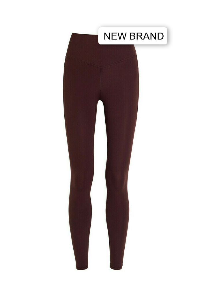 Vuori Alltheform Stretch-jersey Leggings - Chocolate - M (UK12 / M)